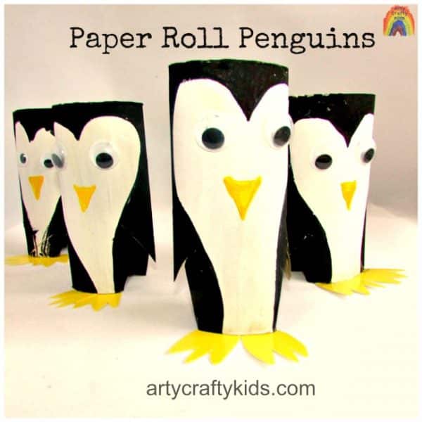 Paper Roll Penguin