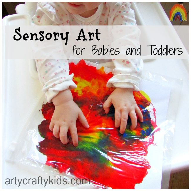 Baby Safe Edible Finger Paint Activity on Foil - Hands On As We Grow®