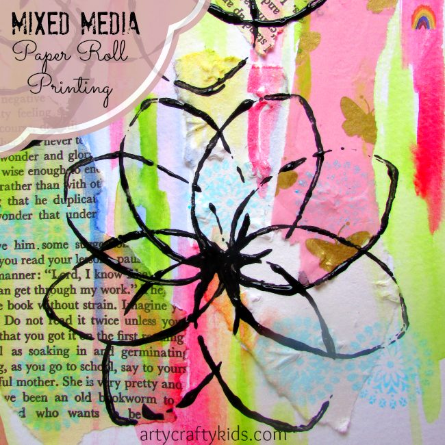 Mixed Media Paper Roll Printing
