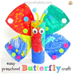 Easy Preschool Butterfly Craft