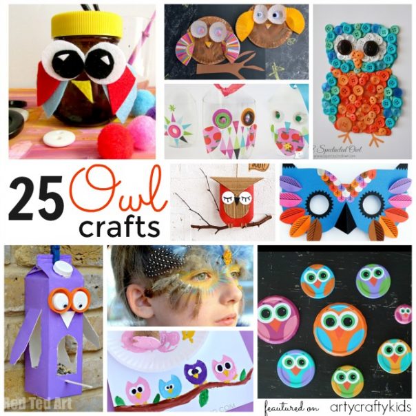 25 Owl Crafts for Kids - Arty Crafty Kids | Owl Art & Craft Projects ...