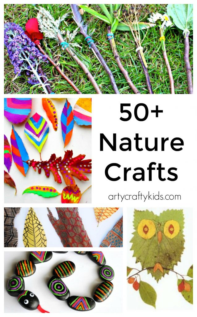 50+ Nature Crafts for Kids - Happy Hooligans
