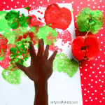 Handprint Apple Tree - Arty Crafty Kids