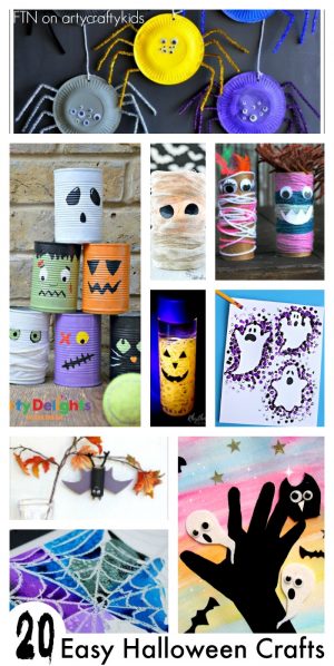 20 Easy Halloween Crafts - Arty Crafty Kids