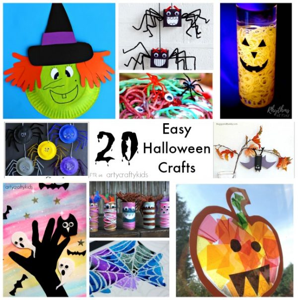 20 Easy Halloween Crafts - Arty Crafty Kids