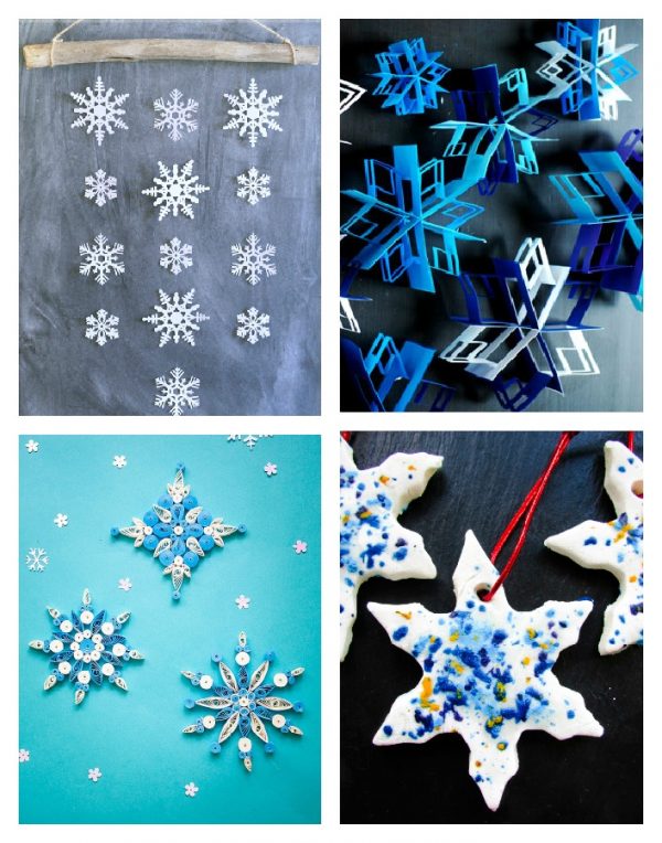 12 Stunning Arty Crafty Snowflakes - Arty Crafty Kids