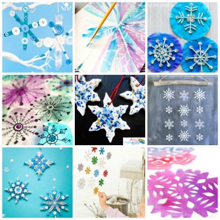12 Stunning Arty Crafty Snowflakes - Arty Crafty Kids