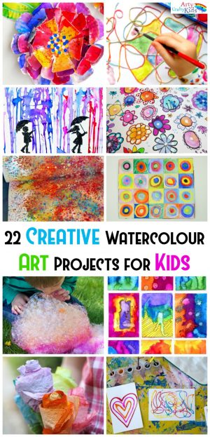 Creative Watercolor Art Projects for Kids - Arty Crafty Kids