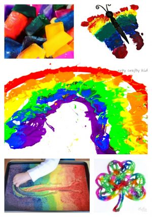 20 Rainbow Kids Art Projects - Arty Crafty Kids