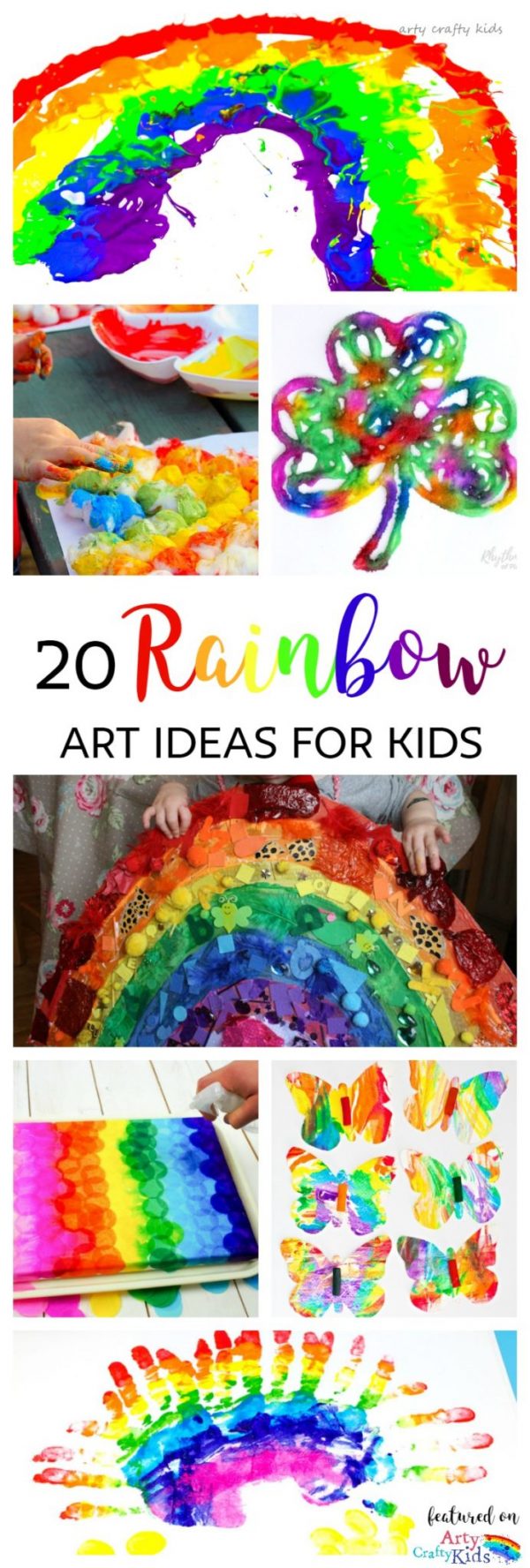 20 Rainbow Kids Art Projects - Arty Crafty Kids