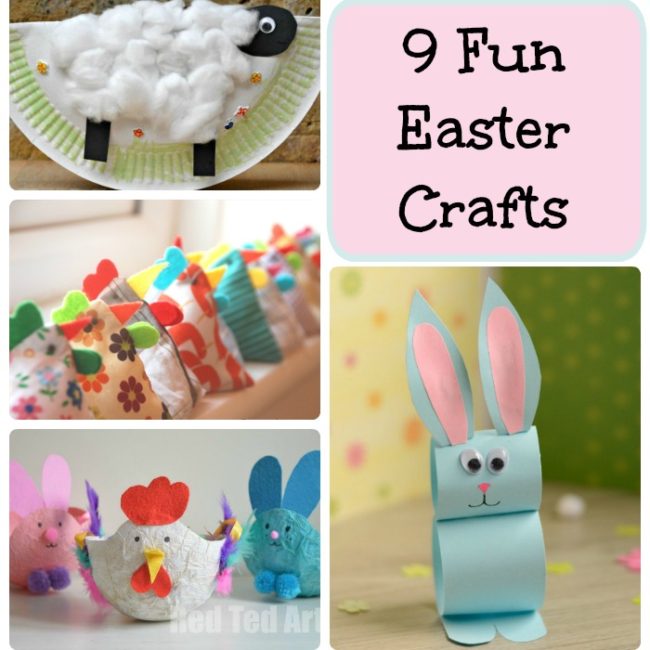 9 Fun Easter Crafts - Arty Crafty Kids