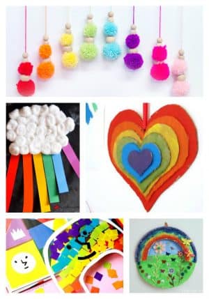 22 Rainbow Kids Crafts - Arty Crafty Kids