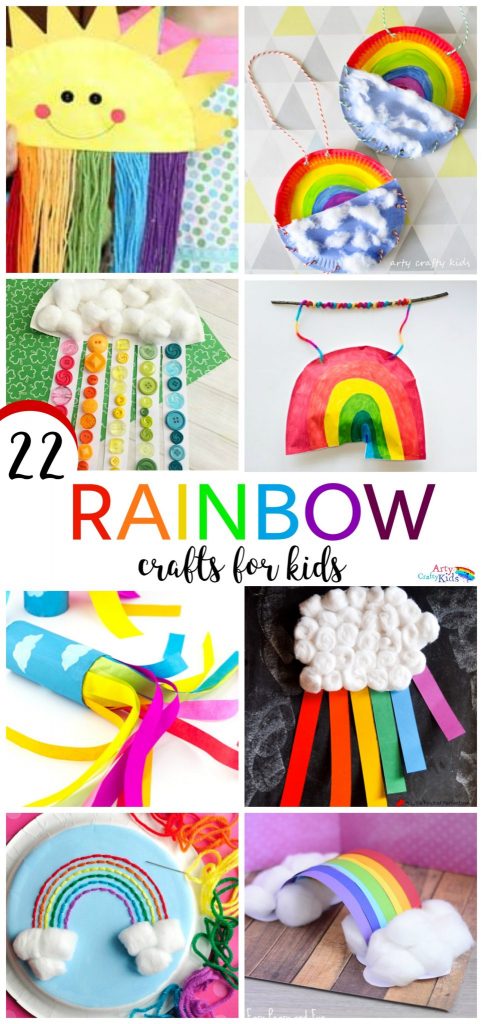 22 Rainbow Kids Crafts - Arty Crafty Kids