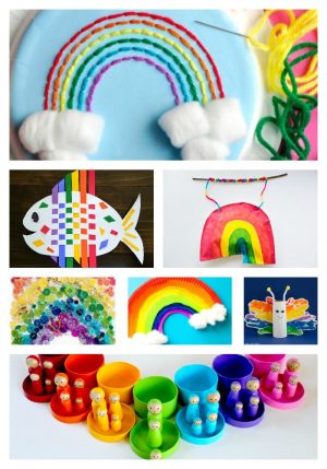 22 Rainbow Kids Crafts - Arty Crafty Kids