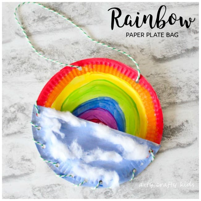 Rainbow Paper Plate Feature