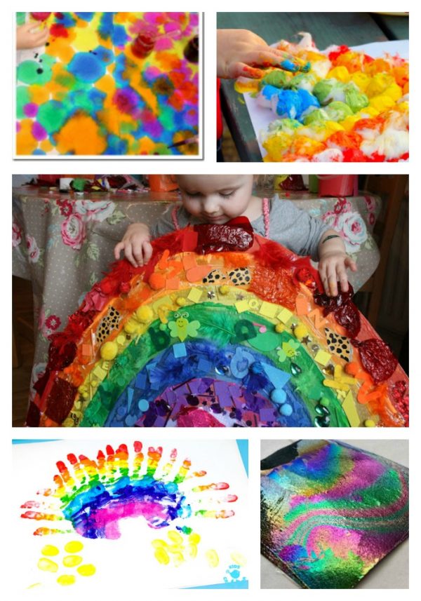 20 Rainbow Kids Art Projects - Arty Crafty Kids