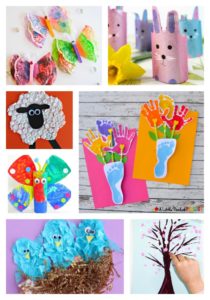 Easy Spring Crafts for Kids - Springtime Crafty Fun!