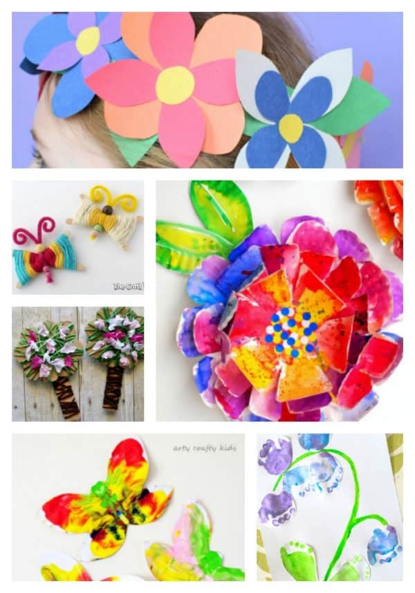 Easy Spring Crafts for Kids - Springtime Crafty Fun!