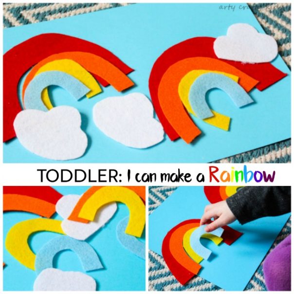 Toddler Rainbow Activity DIY Felt Story Board - Arty Crafty Kids