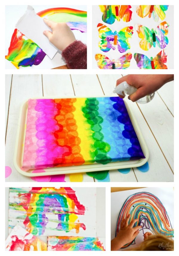 Arty Crafty Kids | Art | 20 Rainbow Kids Art Projects | 20 beautiful ...