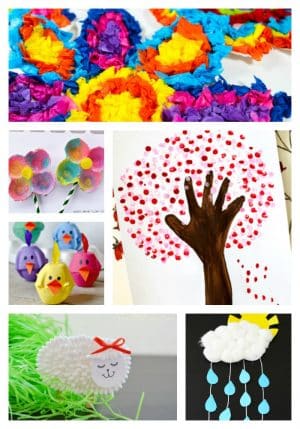 Easy Spring Crafts for Kids - Springtime Crafty Fun!