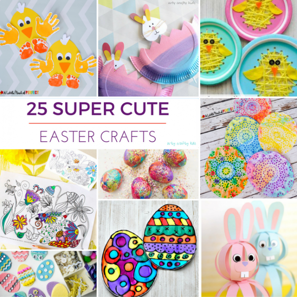 25 Super Cute Easter Crafts - Arty Crafty Kids