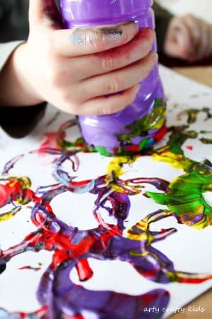 Plastic Bottle Stamping - Arty Crafty Kids