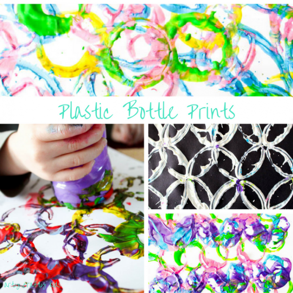 Plastic Bottle Stamping - Arty Crafty Kids