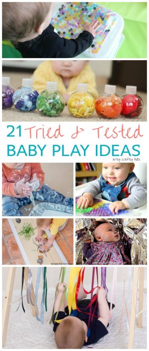 Simple Baby Play Ideas - Arty Crafty Kids