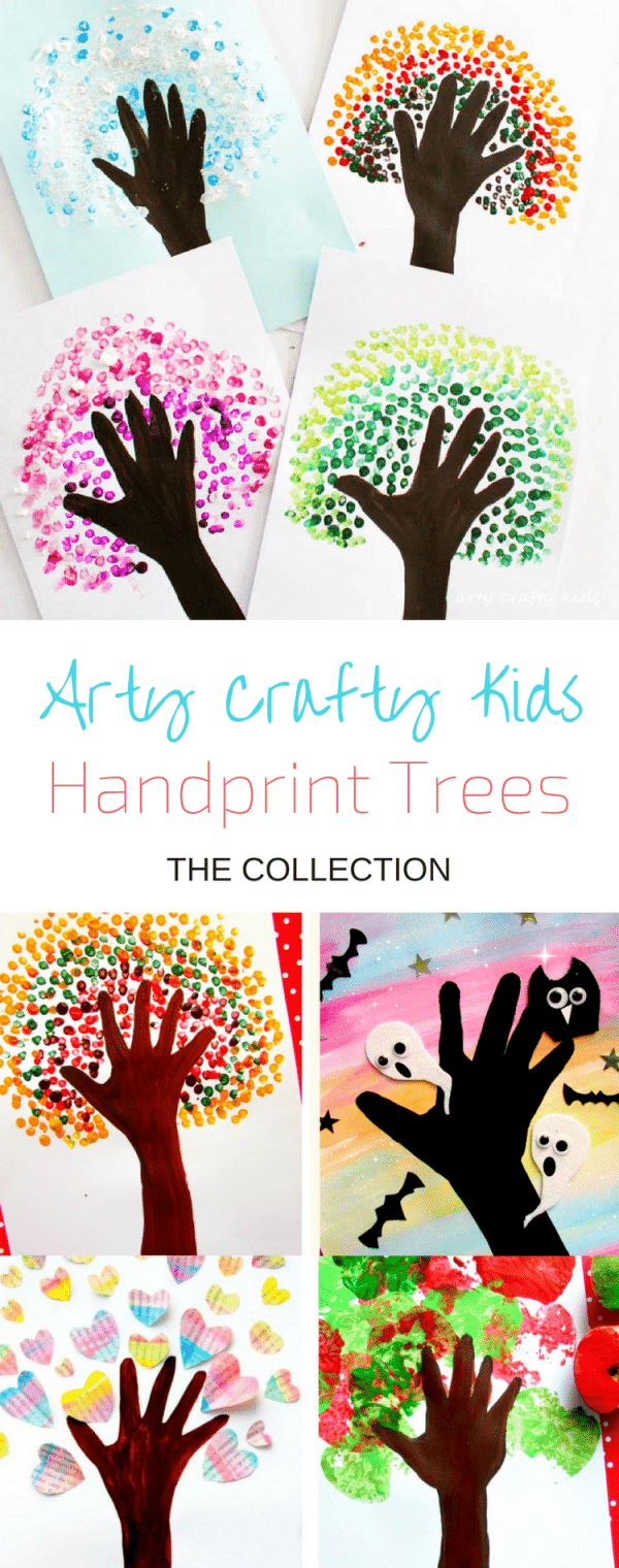 Four Season Handprint Tree - Arty Crafty Kids