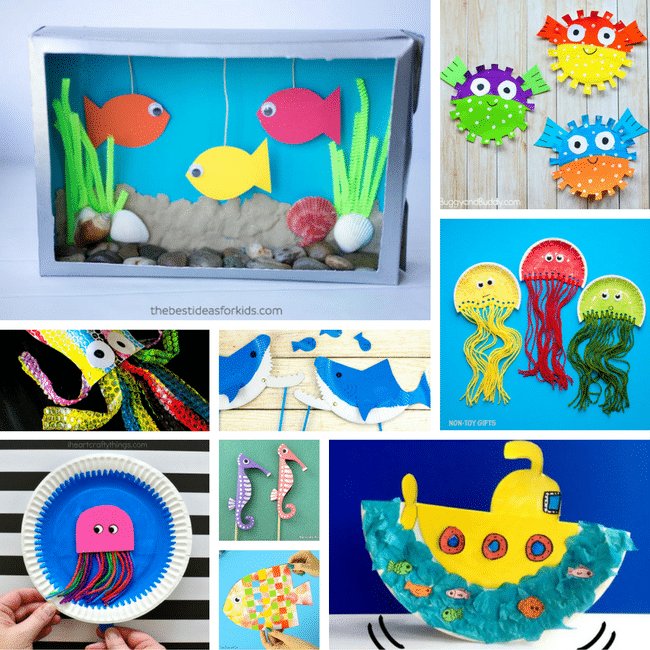 preschool ocean animal crafts