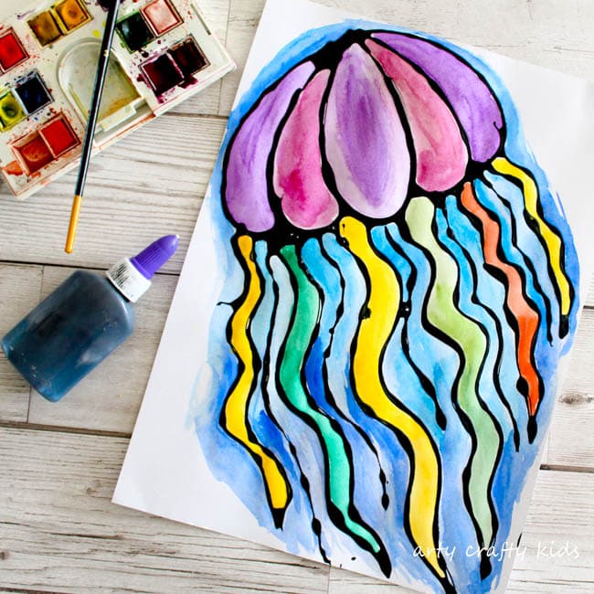 cool jellyfish drawings