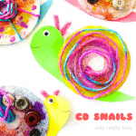 Easy CD Snail Craft - Arty Crafty Kids