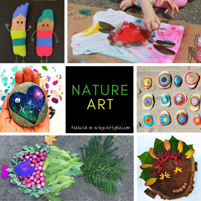easy paintings to draw nature
