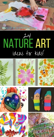 Bold Beautiful Nature Art Ideas for Kids - Arty Crafty Kids