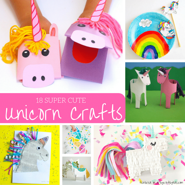 Super Cute Unicorn Crafts Arty Crafty Kids Fun Easy Arts