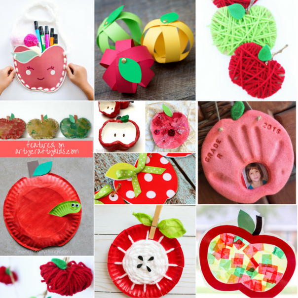 Adorable Apple Crafts For Kids Arty Crafty Kids   Featured On Artycraftykids.com 1 604x604 