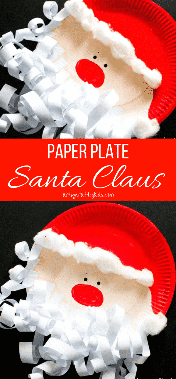 Paper Plate Santa Claus - Arty Crafty Kids