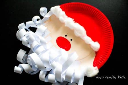 Paper Plate Santa Claus - Arty Crafty Kids