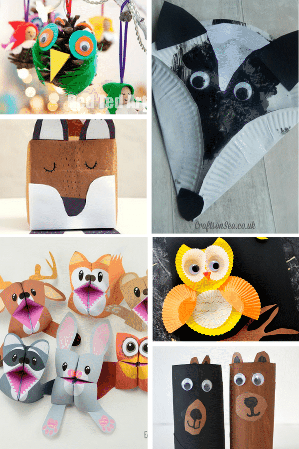 Arty Crafty Kids | Craft | 18 Adorable Forest Animals Crafts for Kids ...