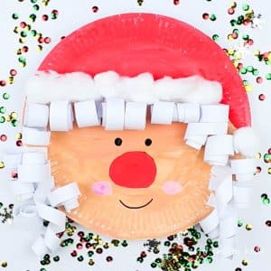 Paper Plate Mrs Claus Christmas Craft - Arty Crafty Kids