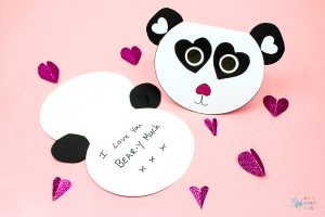 Cute Printable Panda Card - Arty Crafty Kids