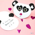 Cute Printable Panda Card - Arty Crafty Kids