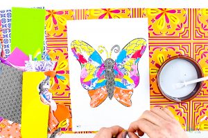 Paper Butterfly Collage - Arty Crafty Kids