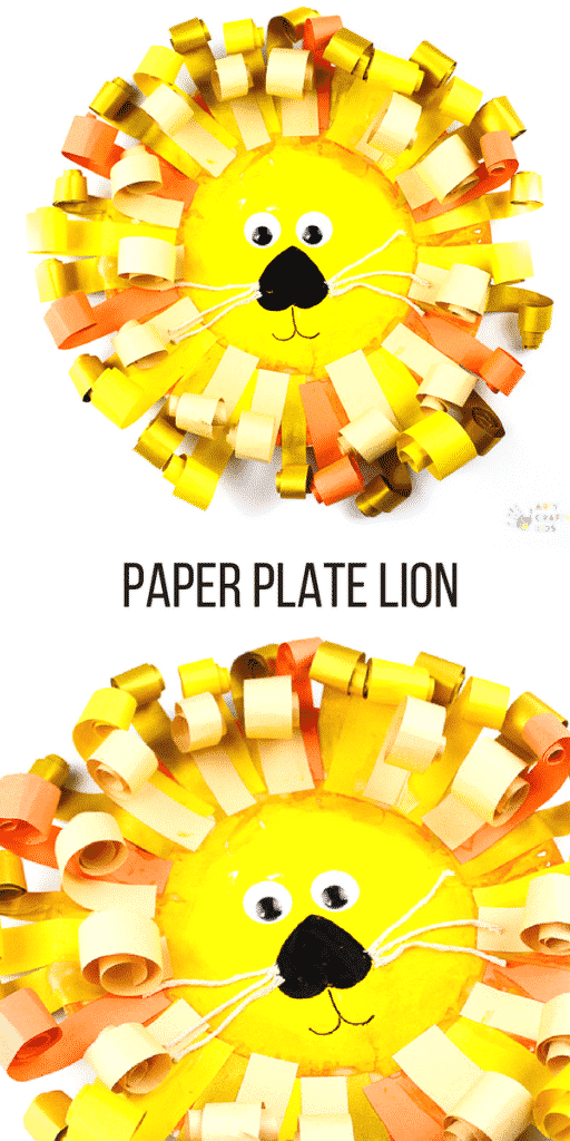 PAPER PLATE LION | Arty Crafty Kids