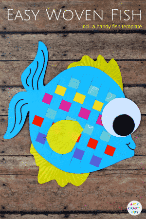 Easy Woven Fish Craft - Arty Crafty Kids