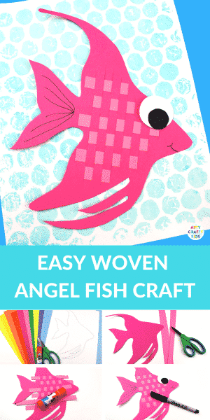 Woven Angel Fish Craft - Arty Crafty Kids