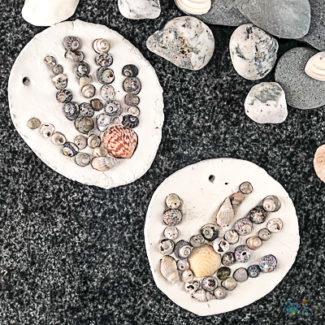 Handprint Shell Keepsake - Arty Crafty Kids