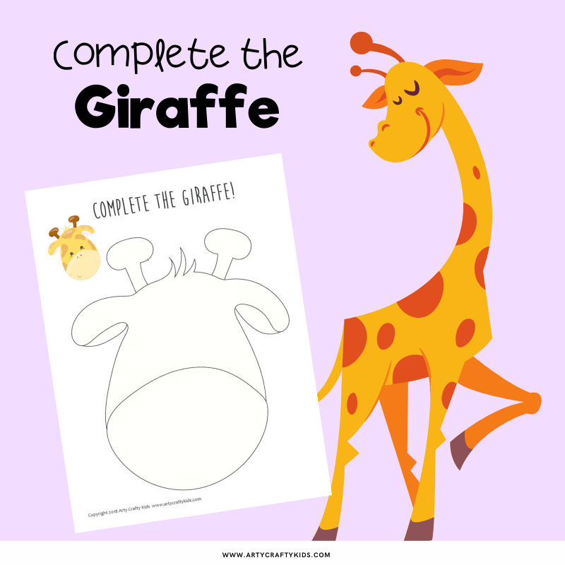 Complete the Giraffe - Arty Crafty Kids