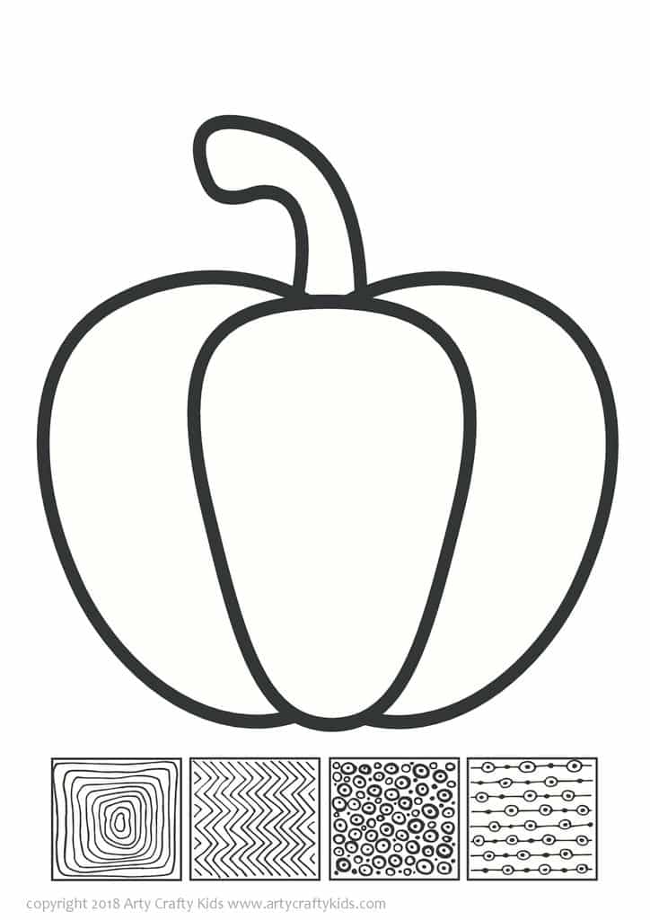 Doodle Pumpkin | Arty Crafty Kids